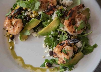 shrimp corn ensalada