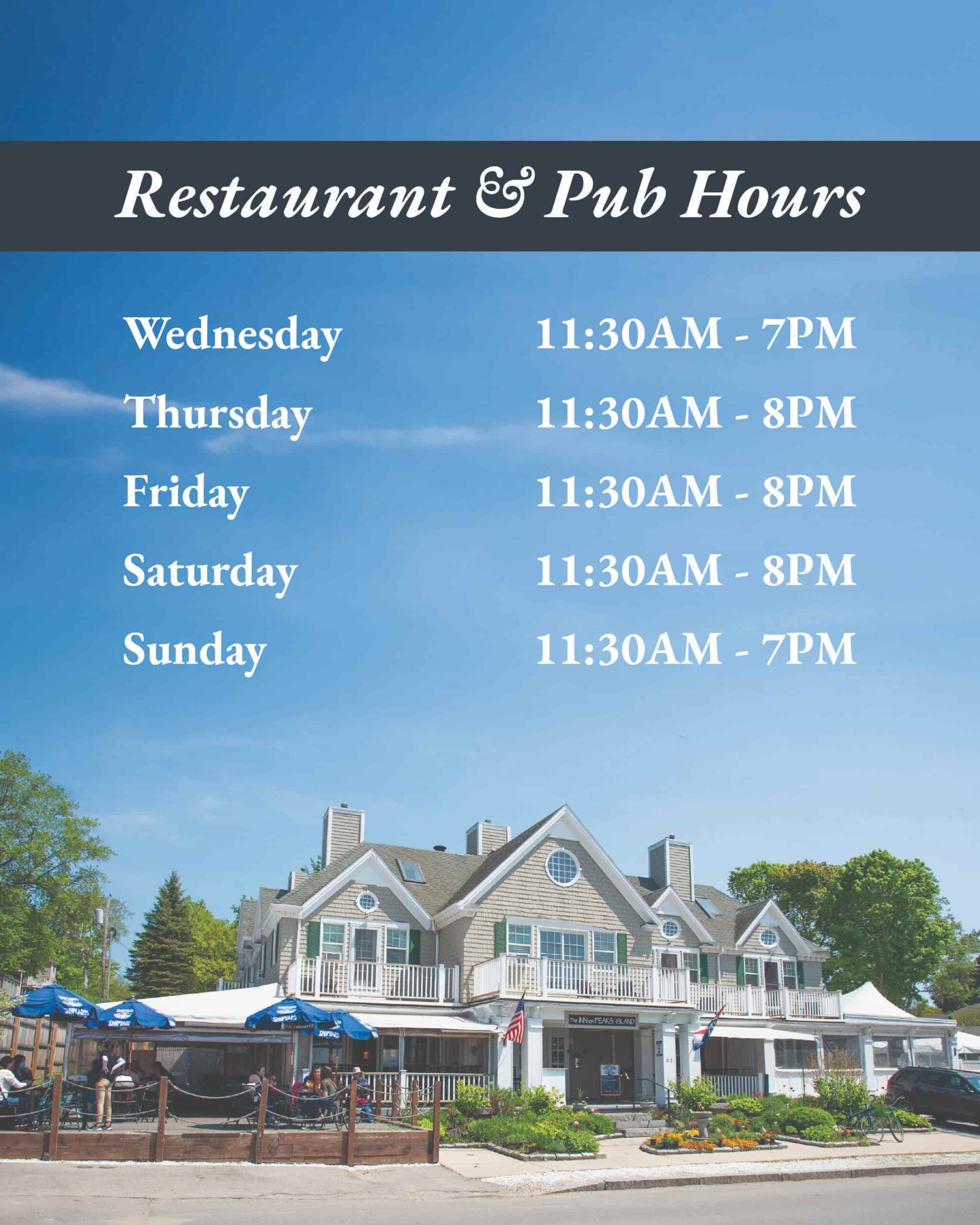 inn on peaks hours